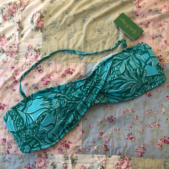 Lilly Pulitzer Other - Lilly Pulitzer Keene Bandeau Swim Top Toucan Play
